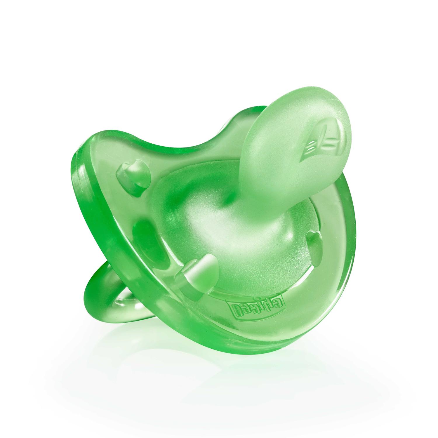Пустышка силиконовая Physio Soft с 0 м (зеленая) - 1 шт