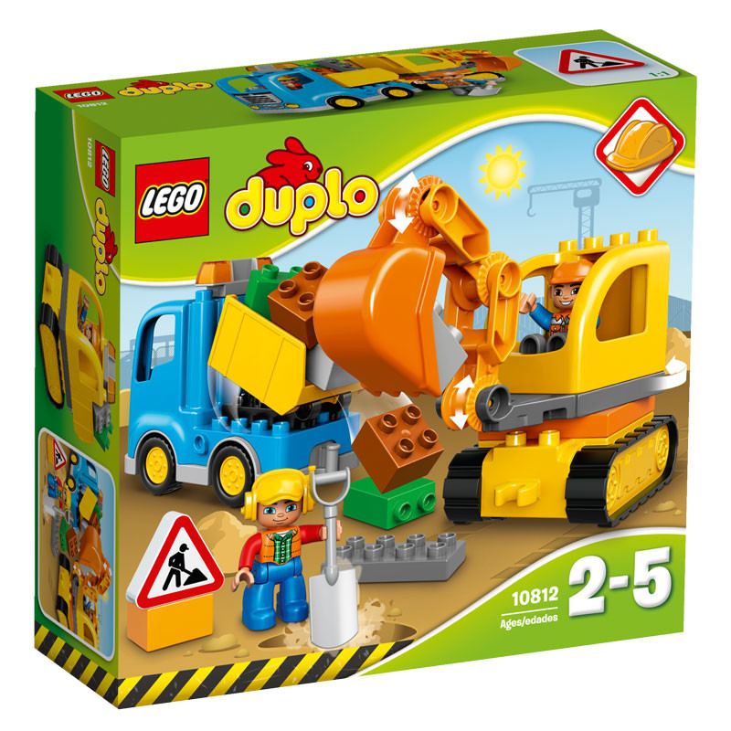 Lego Duplo 10812 Грузовик и гусеничный экскаватор