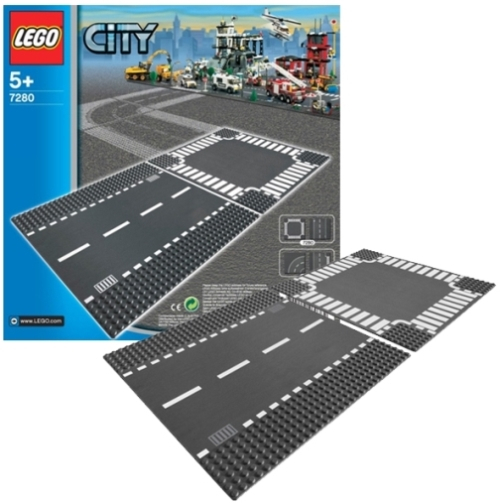 Lego City 7280 Перекресток и прямая дорога