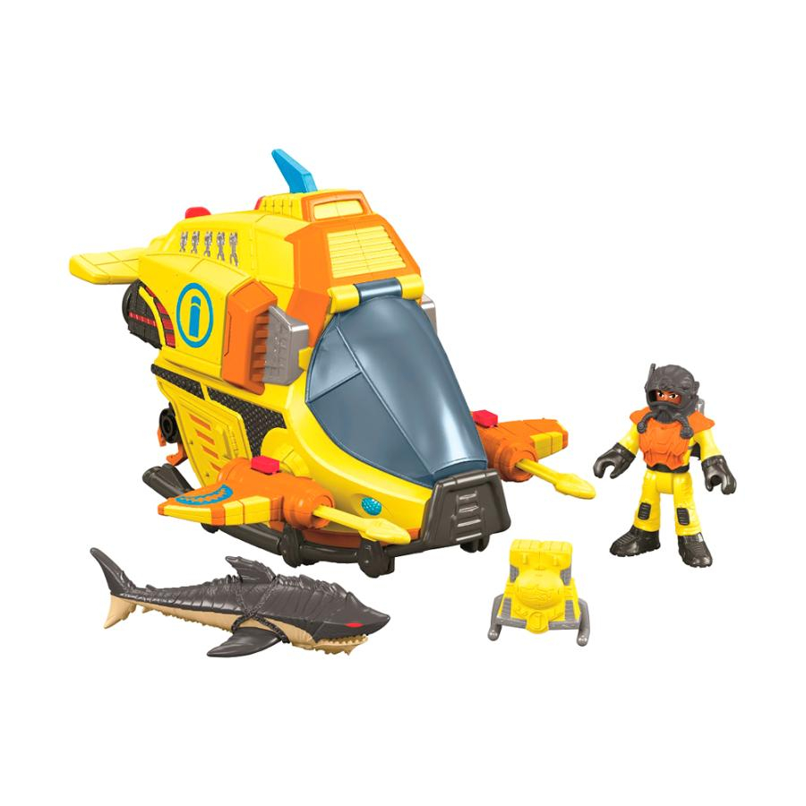 Игровой набор Imaginext серия Океан Субмарина Deep sea sub