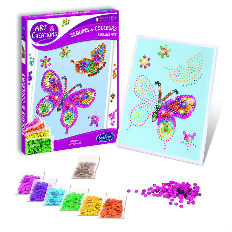 Набор для детского творчества Блестящие бабочки
