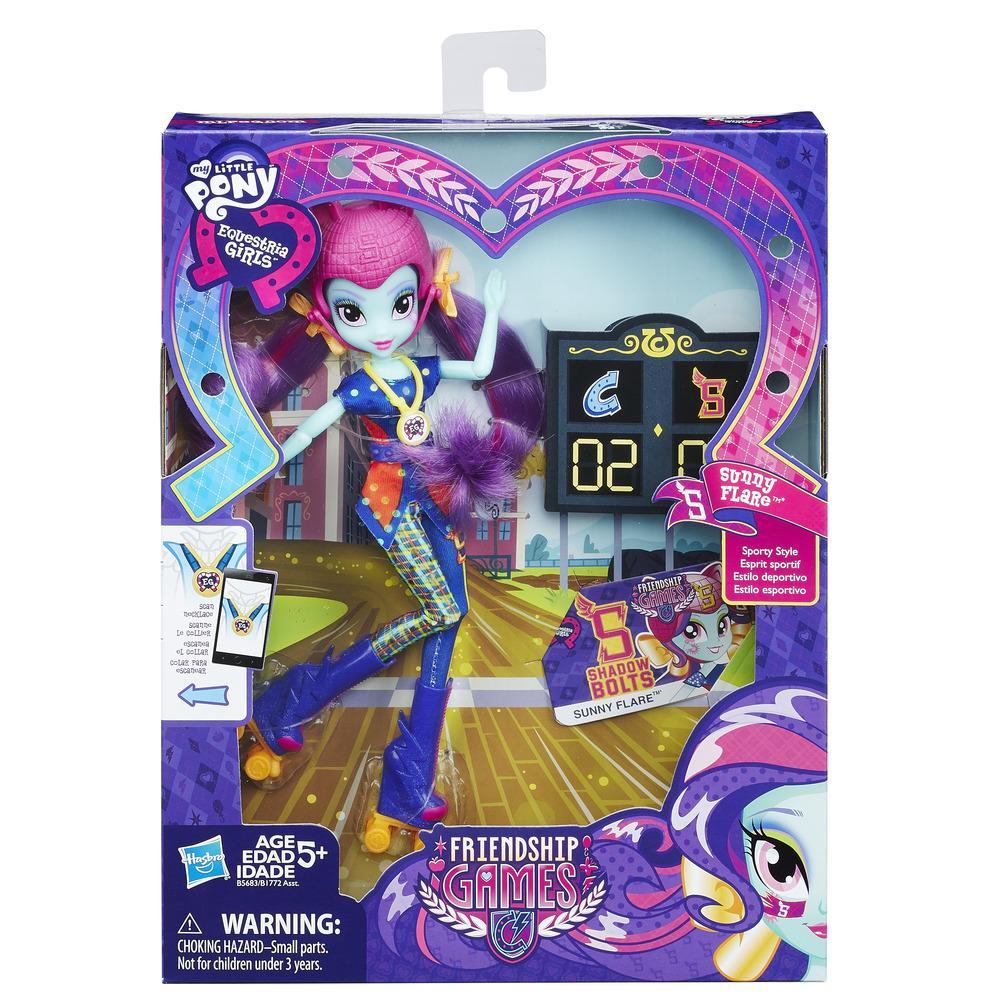 Кукла Equestria Girls Спорт Темномолнии Санни Флэр My Little Pony (Hasbro)  купить в интернет-магазине Ласточка