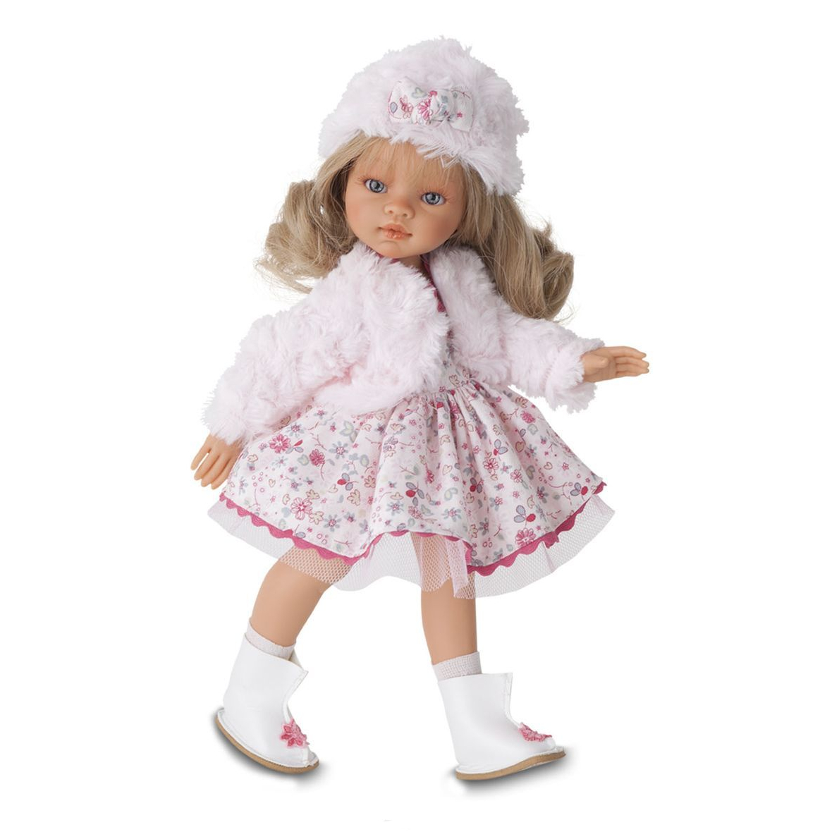 Кукла Эмили блондинка в зимнем образе 33 см