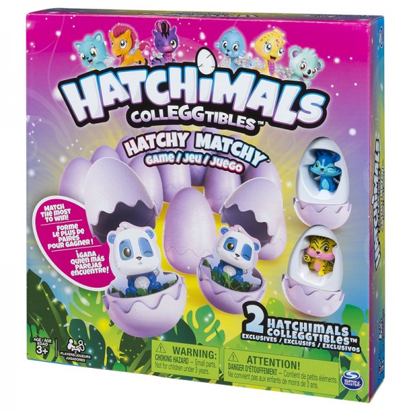 Настольная игра Hatchimals memory+2 коллекционные фигурки